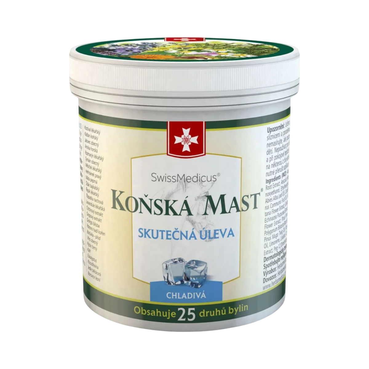 Konská masť chladivá 500 ml – SwissMedicus