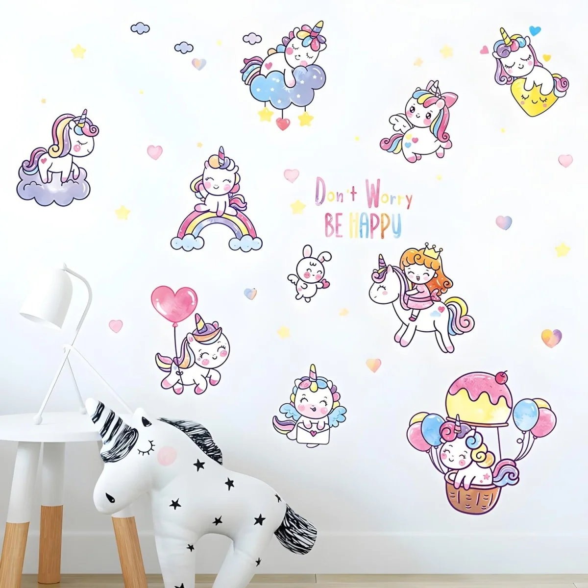Veselá Tapeta Unicorn pre detskú izbu 