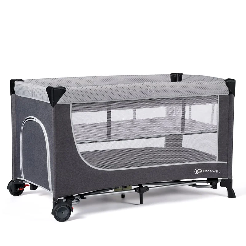Postieľka cestovná Leody Grey, Premium