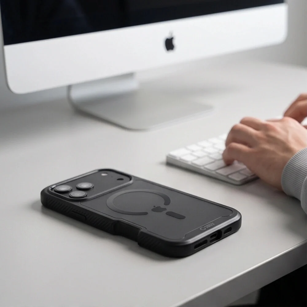 Tech-Protect Defense MagSafe kryt na iPhone 17 Pro Max / 18 Pro Max, čierny