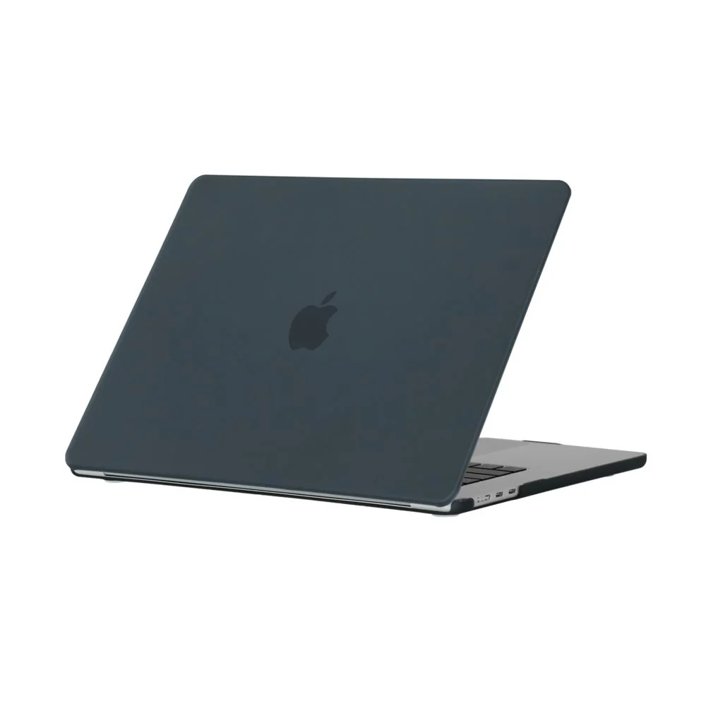 Tech-Protect Smartshell kryt na Macbook Air 15'' M2 – M5 2023-2026, matný čierny tný čierny
