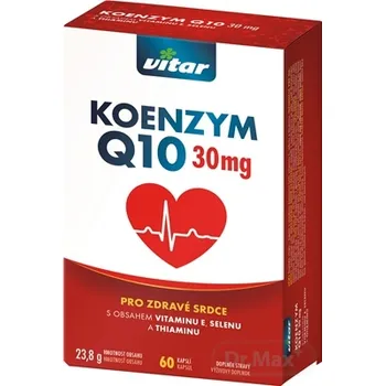 VITAR KOENZYM Q10 30 mg 1×60 cps, výživový doplnok