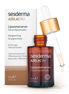 sesderma AZELAC RU Lipozómové sérum 1×30 ml, sérum na zjednotenie farby pleti