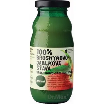 Zdravo 100% Broskyňovo-jablková šťava 1×200 ml