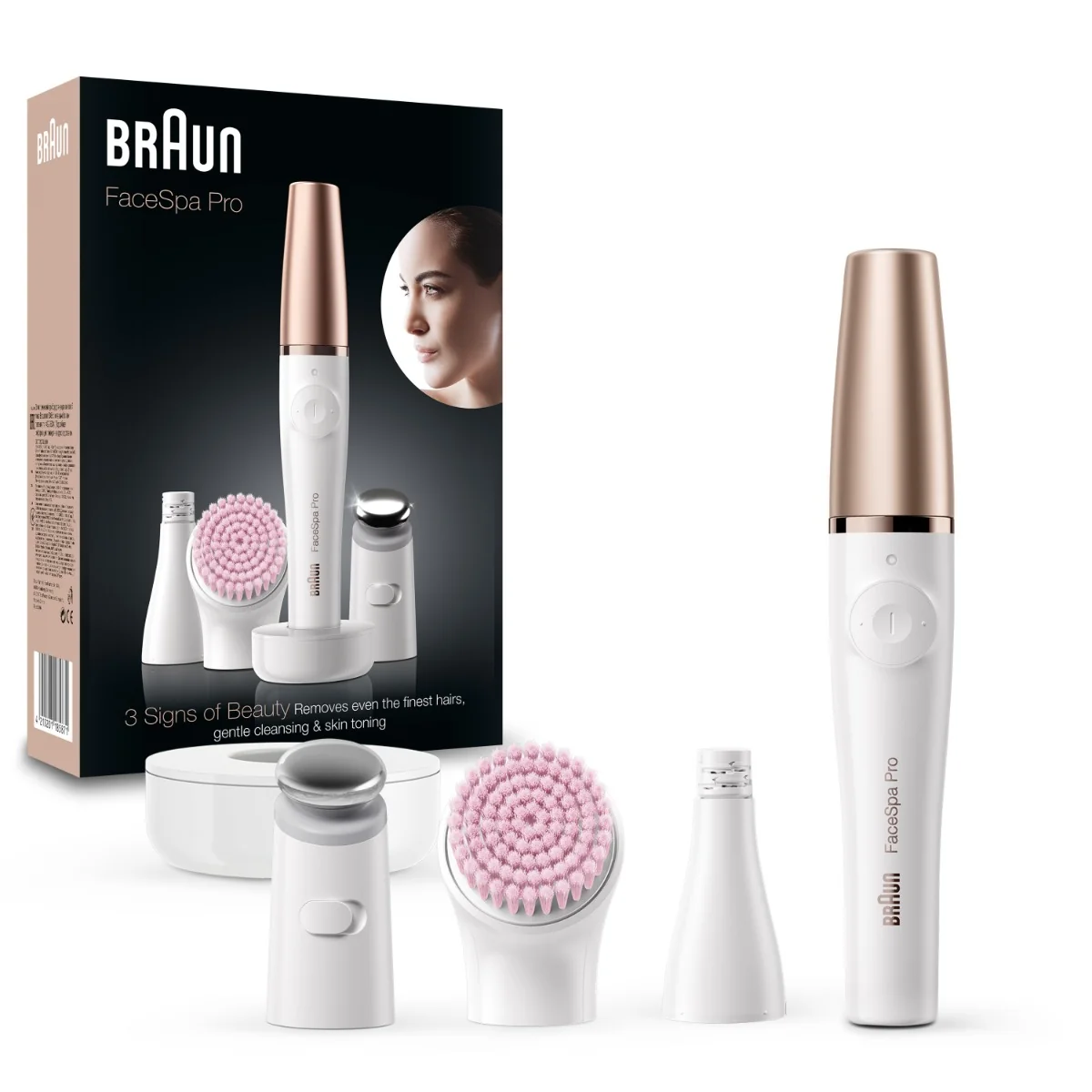 BRAUN FACE 912 BR/WHT BOX MN 1×1 ks, epilátor na tvár