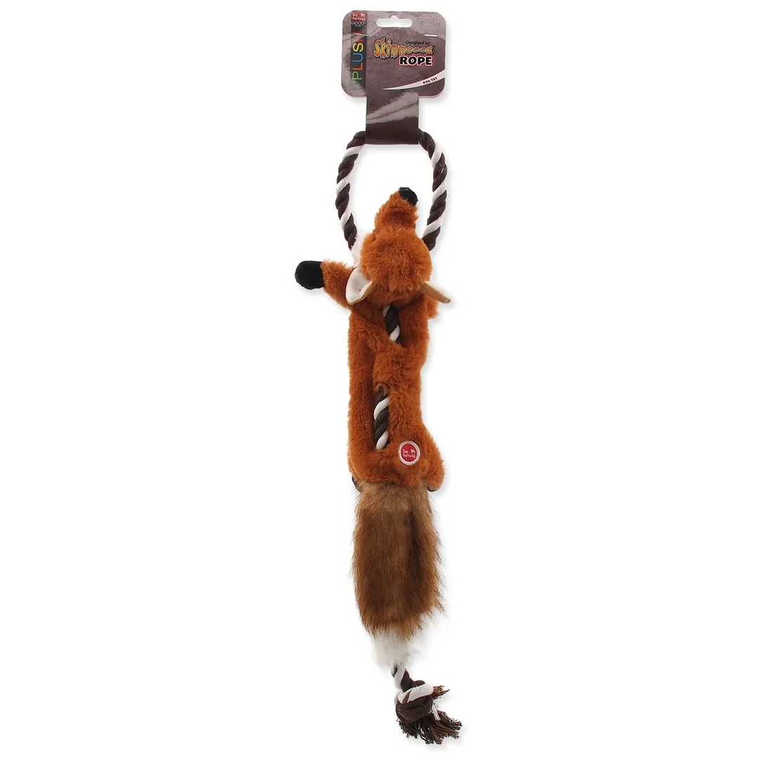 Hračka Dog Fantasy Skinneeez líška s povrazom 57,5cm