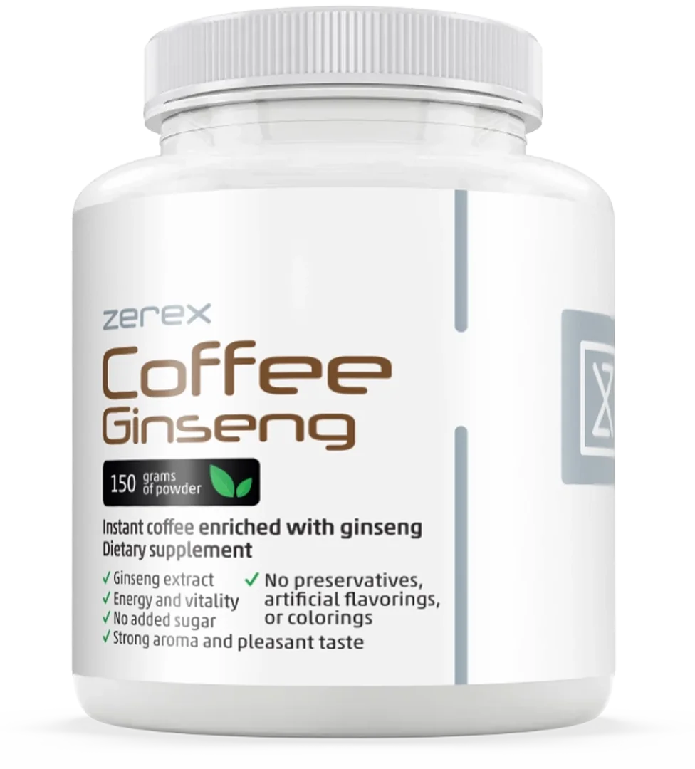 ZEREX Káva Ženšen 1×150 g, výživový doplnok