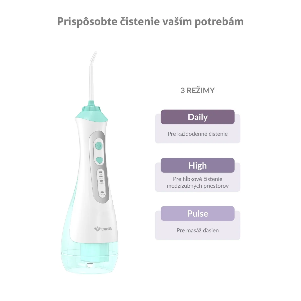 TrueLife AquaFloss Lite 1×1 ks, elektrická ústna sprcha