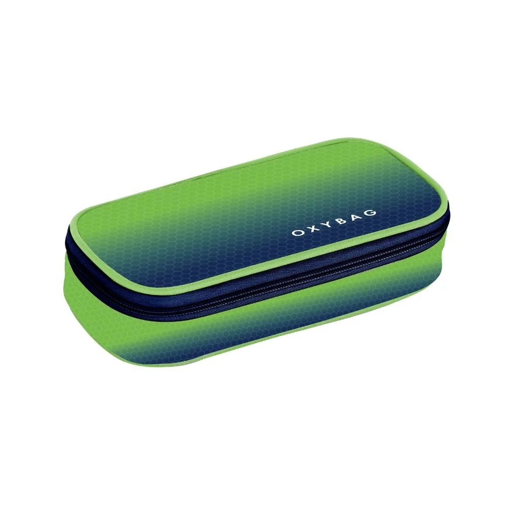 Peračník etue JUMBO Ombre Green zelená, oválny vyzt.