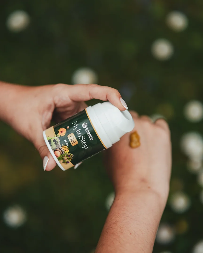 MykoStop Gel - antimykotický regeneračný gél na pokožku a nechty - 50 ml - Herbatica