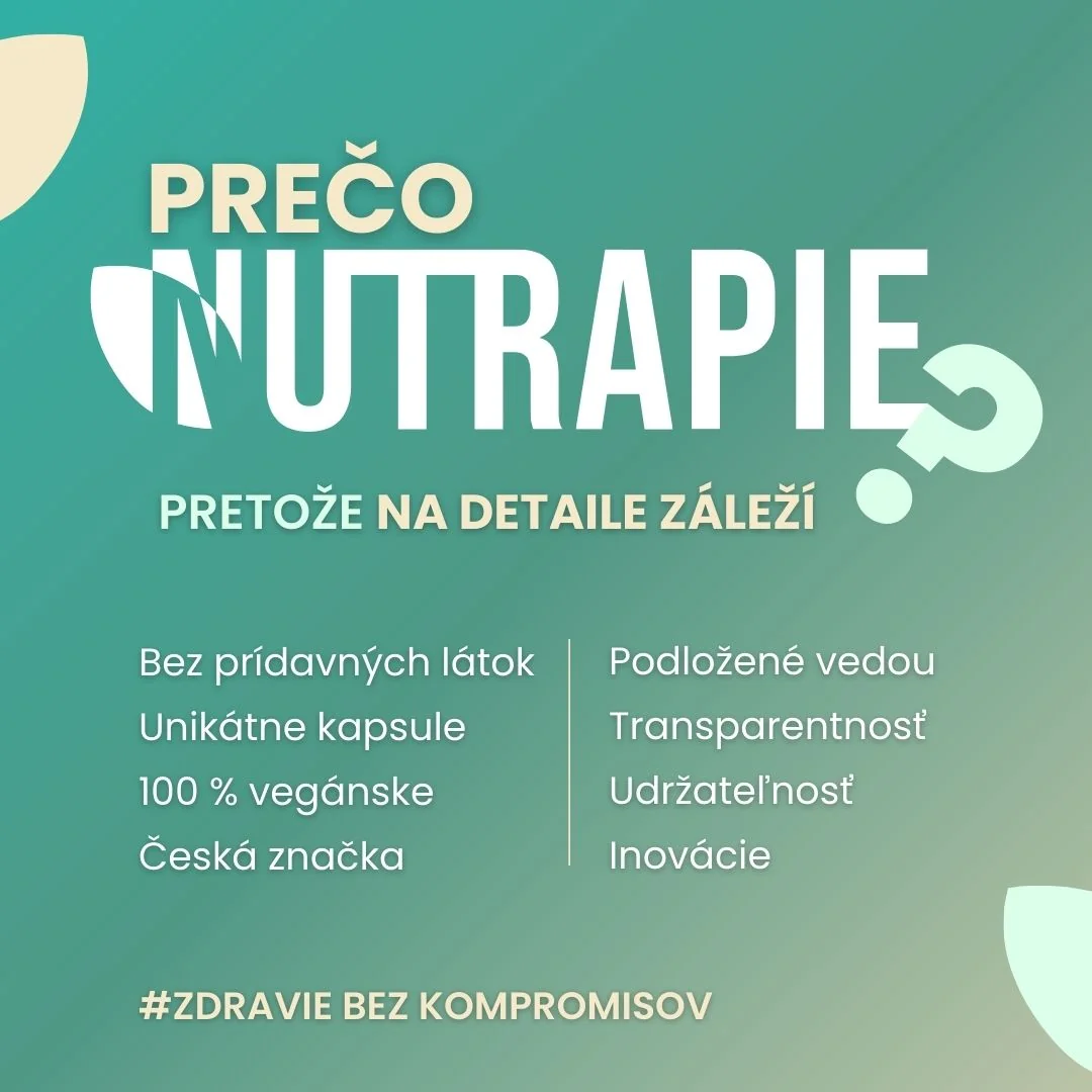 Nutrapie Natural Bacopa 1×90 kapsúl, výživový doplnok na pamäť a sústredenie