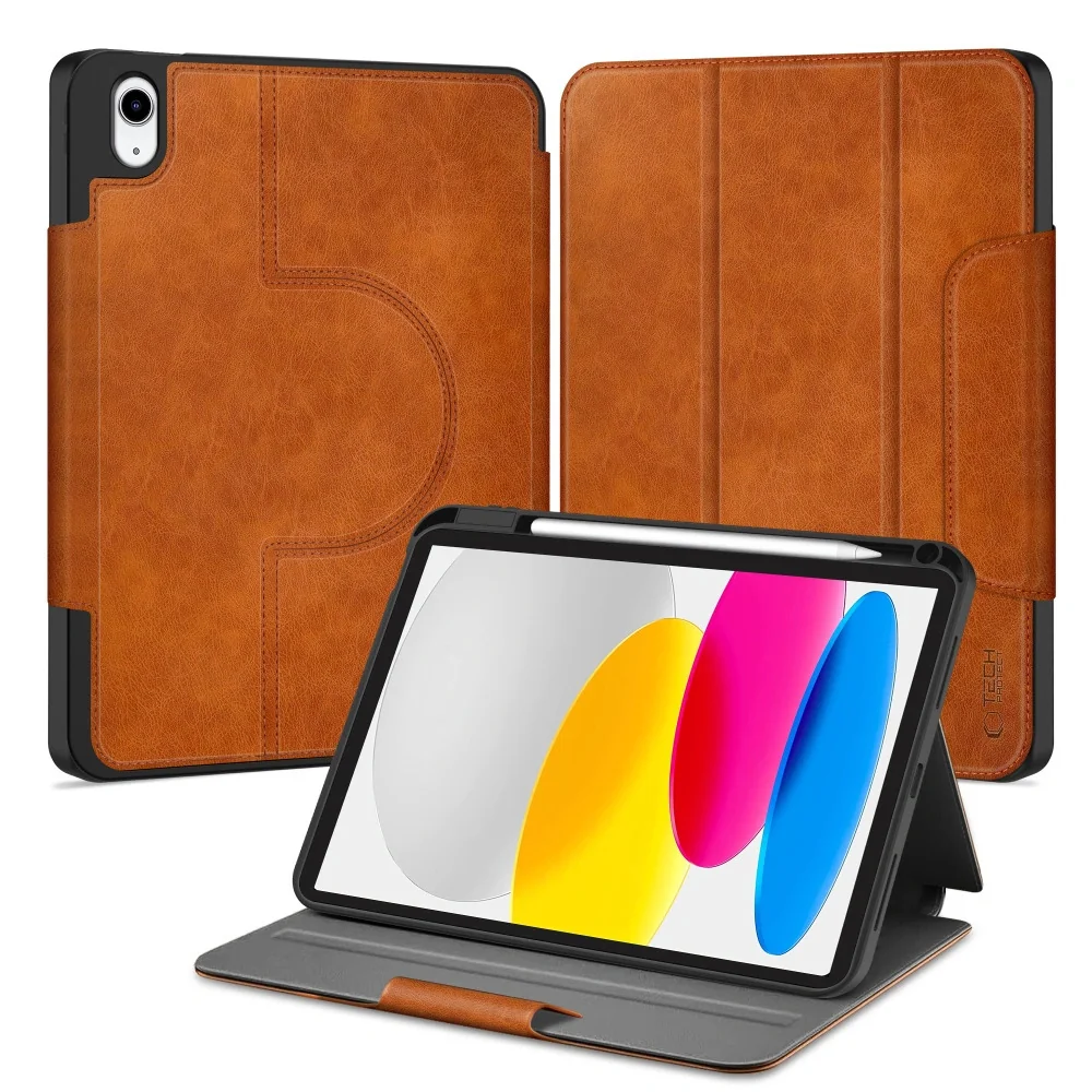 Tech-Protect Fleece puzdro na iPad 10.9” 10gen 2022 / 11'' 11gen 2025, hnedé hnedé