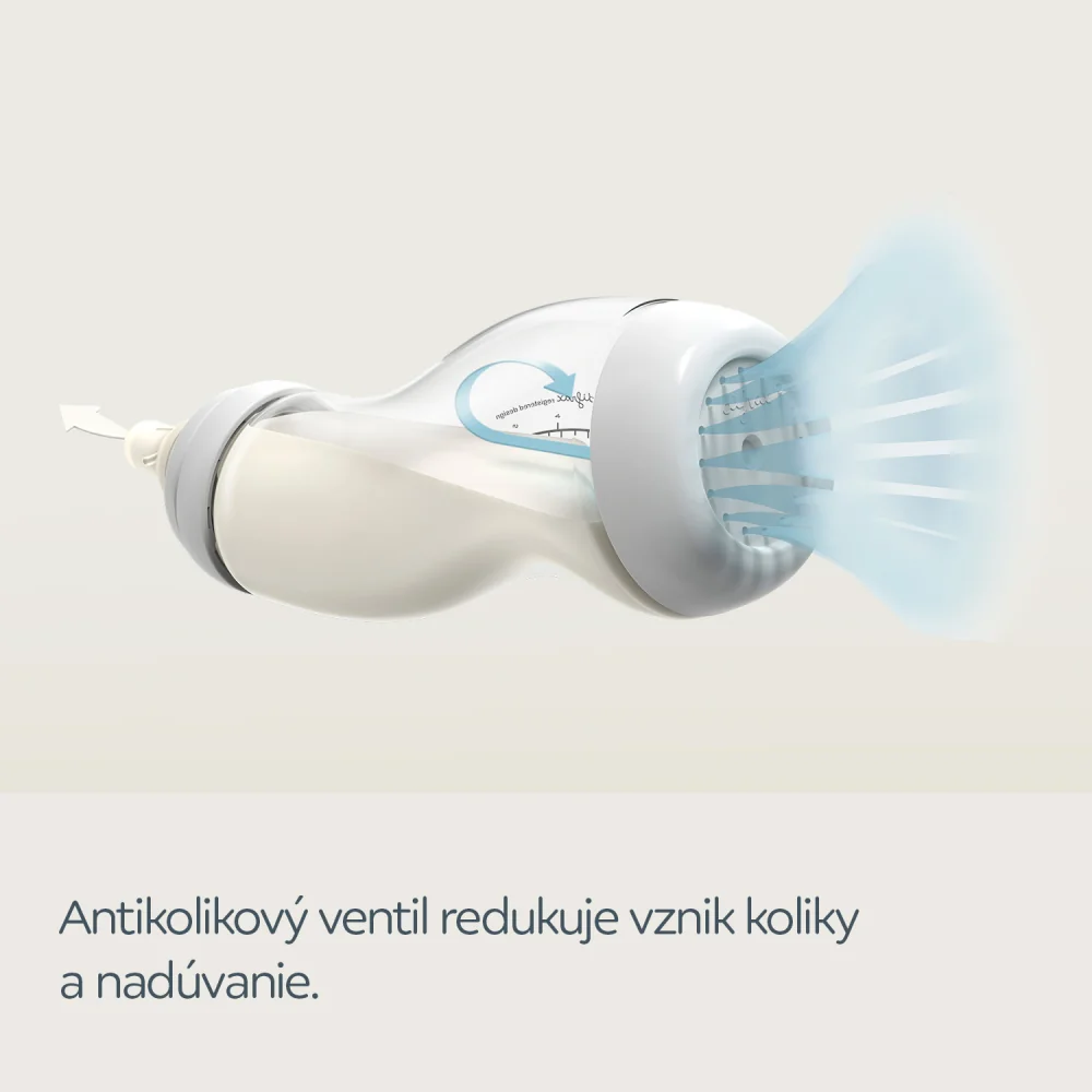 CANPOL BABIES FLASA SIROKOHRDLA ANTIKOLIK S-SHAPE 200ML 1KS 1×1 ks, antikoliková fľaša