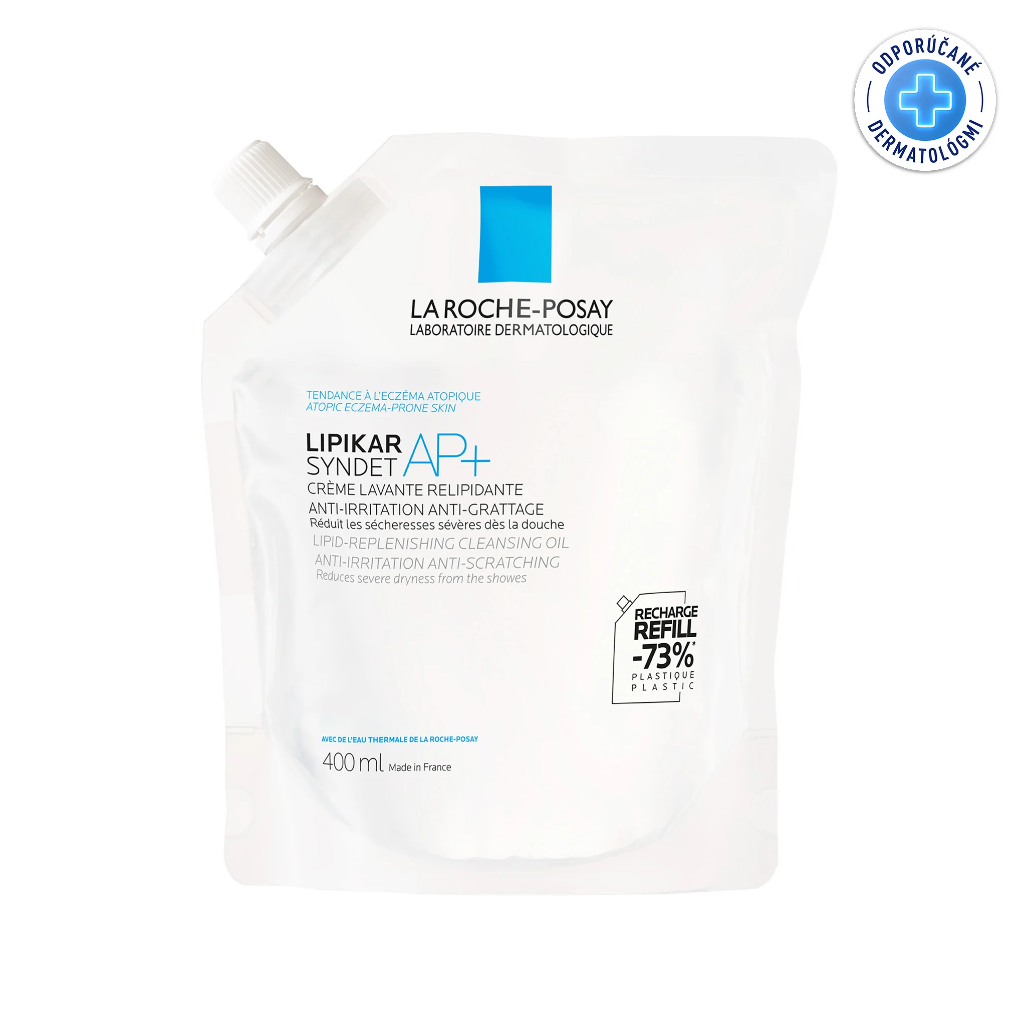 LA ROCHE-POSAY LIPIKAR syndet AP+ - NÁPLŇ 400 ml