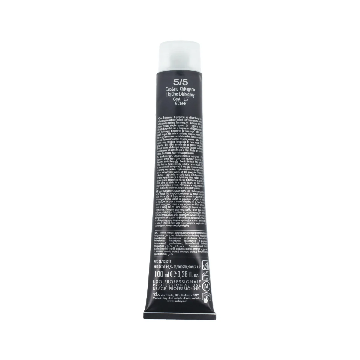 Inebrya Color Mahogany (5/5 Light Chestnut Mahogany) 100 ml