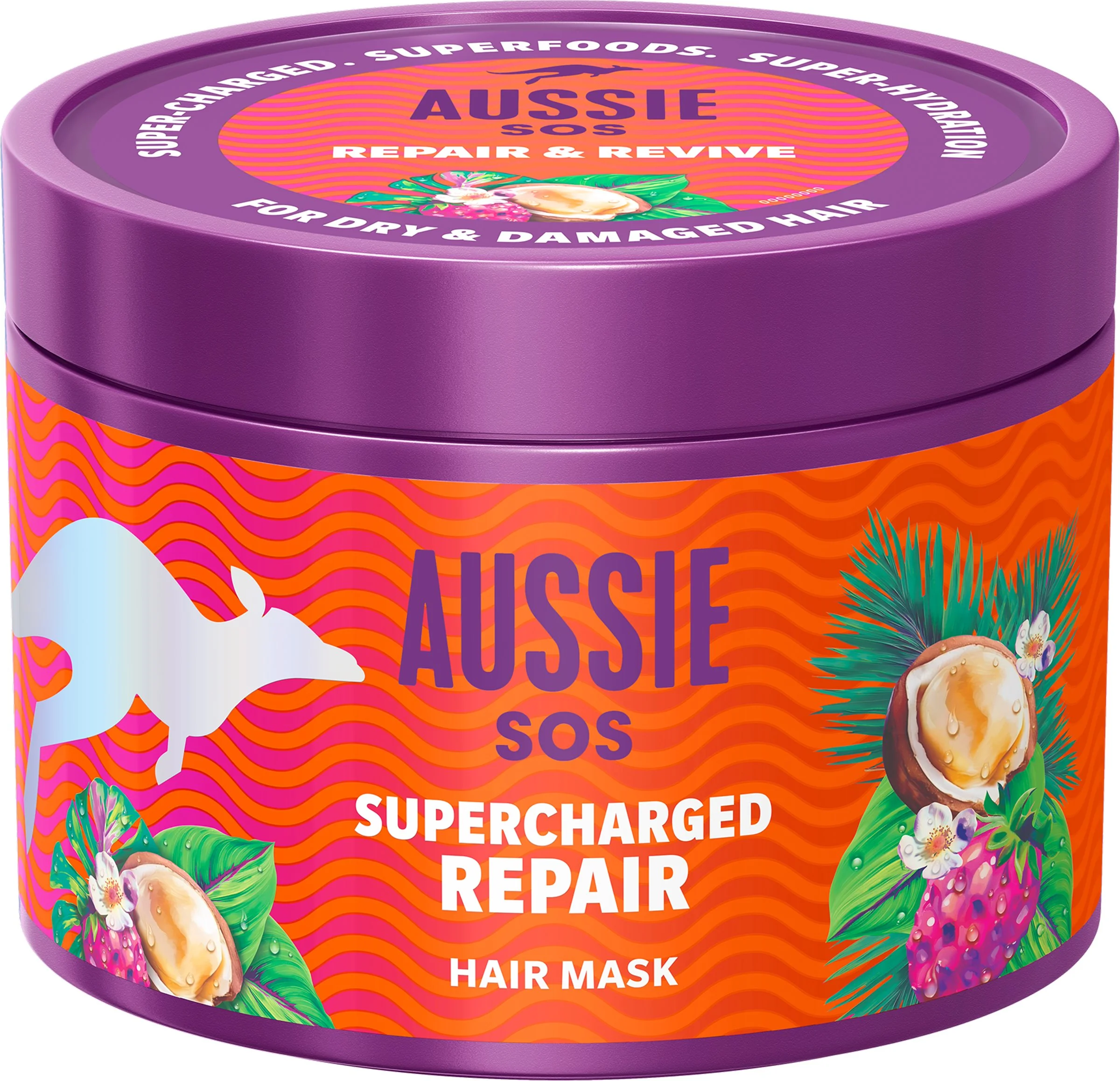Aussie Supercharged Maska na Vlasy 1×500 ml, maska na vlasy