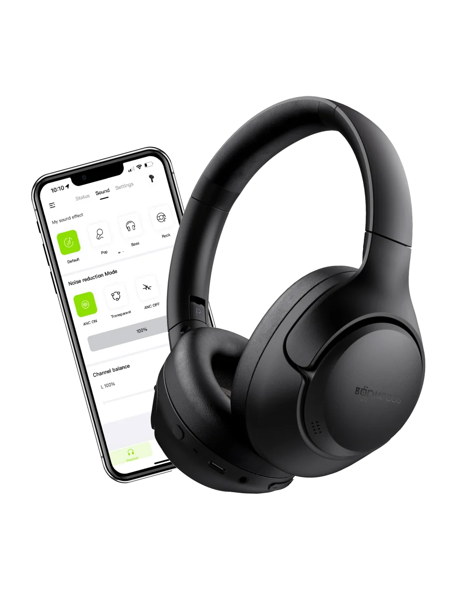 BOOMPODS ORBIT ANC bezdrôtové slúchadlá čierne