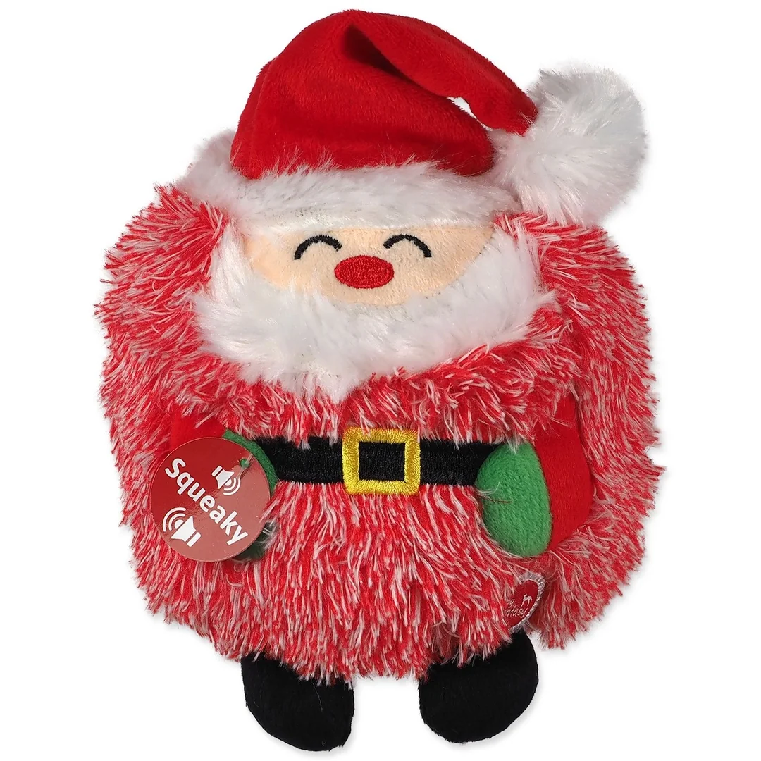 Hračka Dog Fantasy Winter Tale Santa pískací 15cm