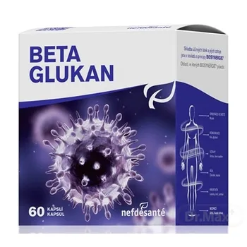 Nef de Santé BETA GLUKÁN 100 mg 6×10 cps, výživový doplnok