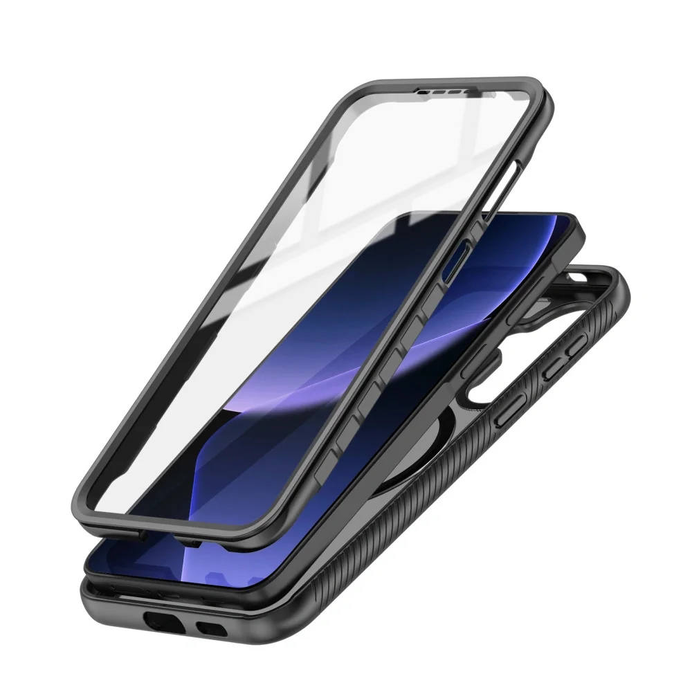 Tech-Protect Defense MagSafe kryt na Samsung Galaxy A57 5G, čierny