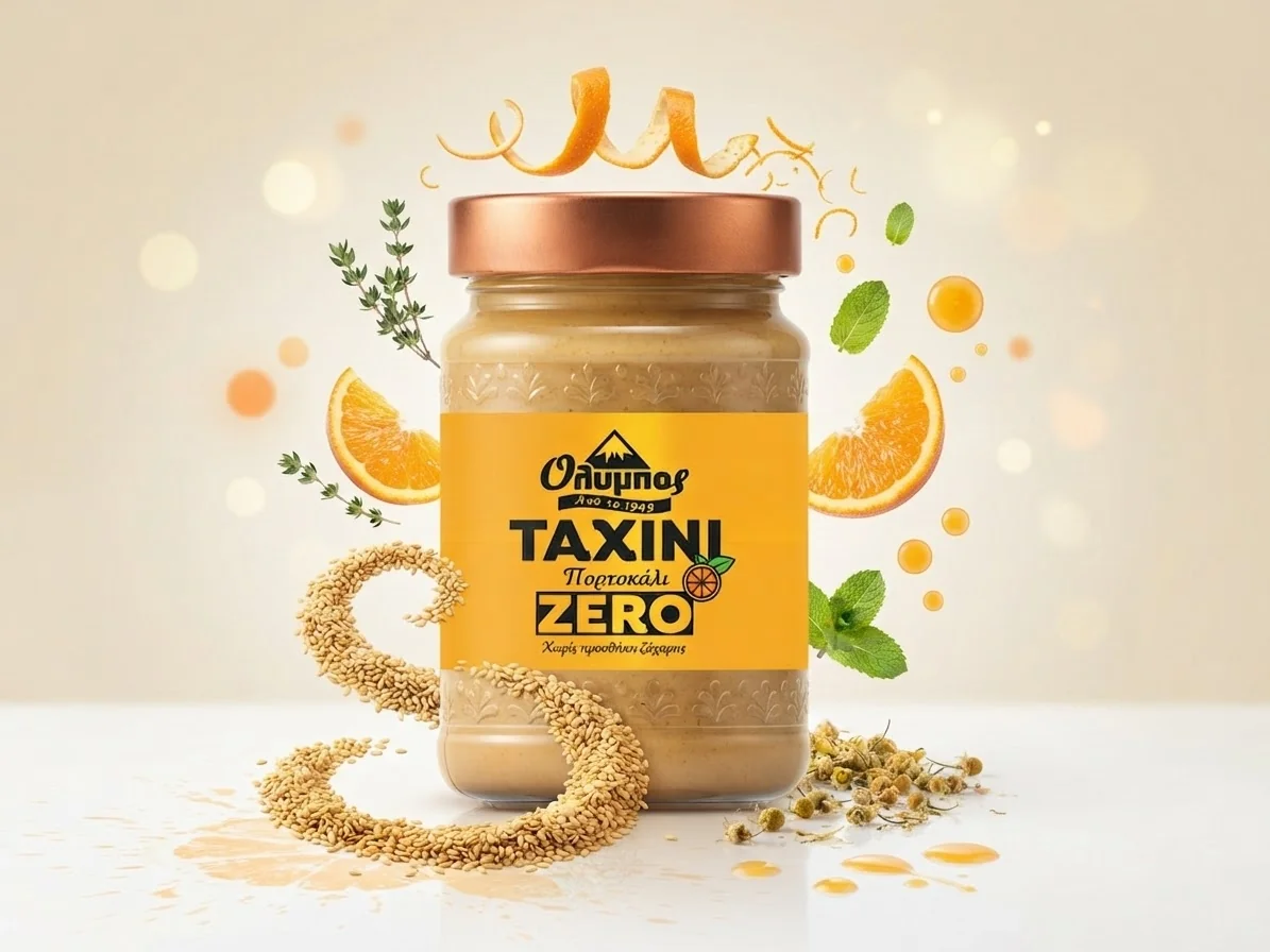Olympos Tahini s pomarančom 280 g bez pridaného cukru