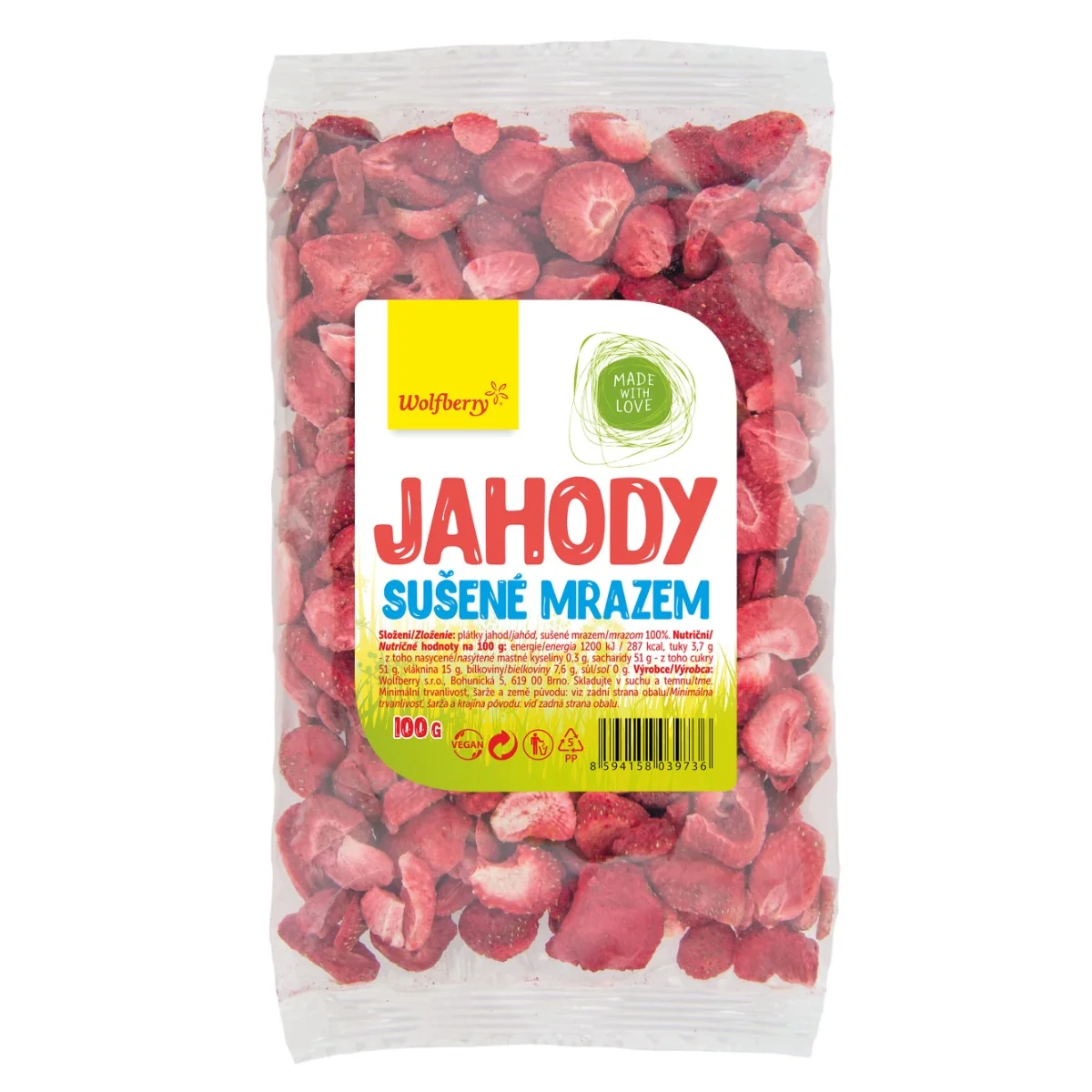 WOLFBERRY JAHODY SUSENE MRAZOM 100G 100 g