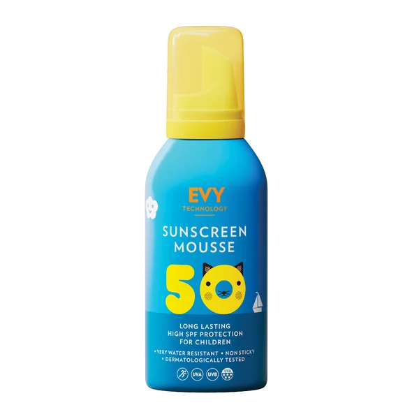 EVY Technology Opaľovacia pena SPF 50 pre deti od 6 mesiacov 150 ml
