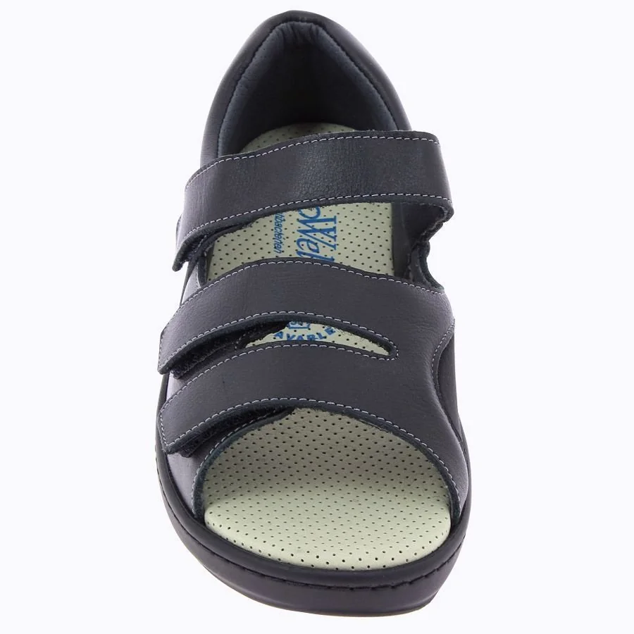 Zdravotné sandále ALBAN unisex, čierny, veľkosť: 41