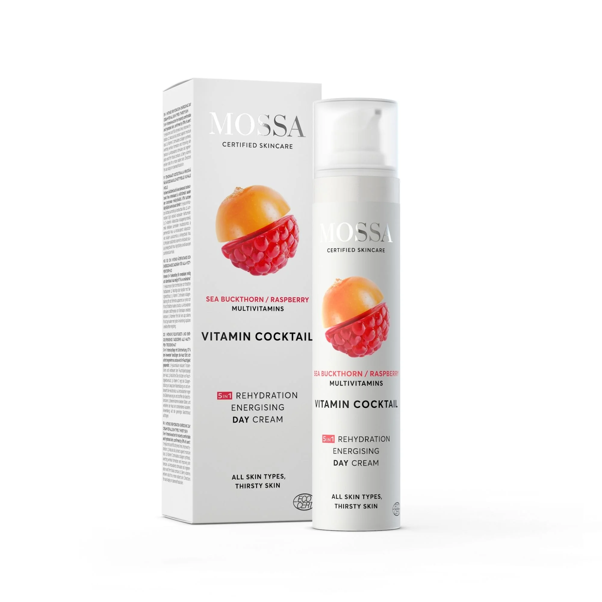 MOSSA Intenzívne hydratačný denný krém, VITAMIN COCKTAIL 50 ml