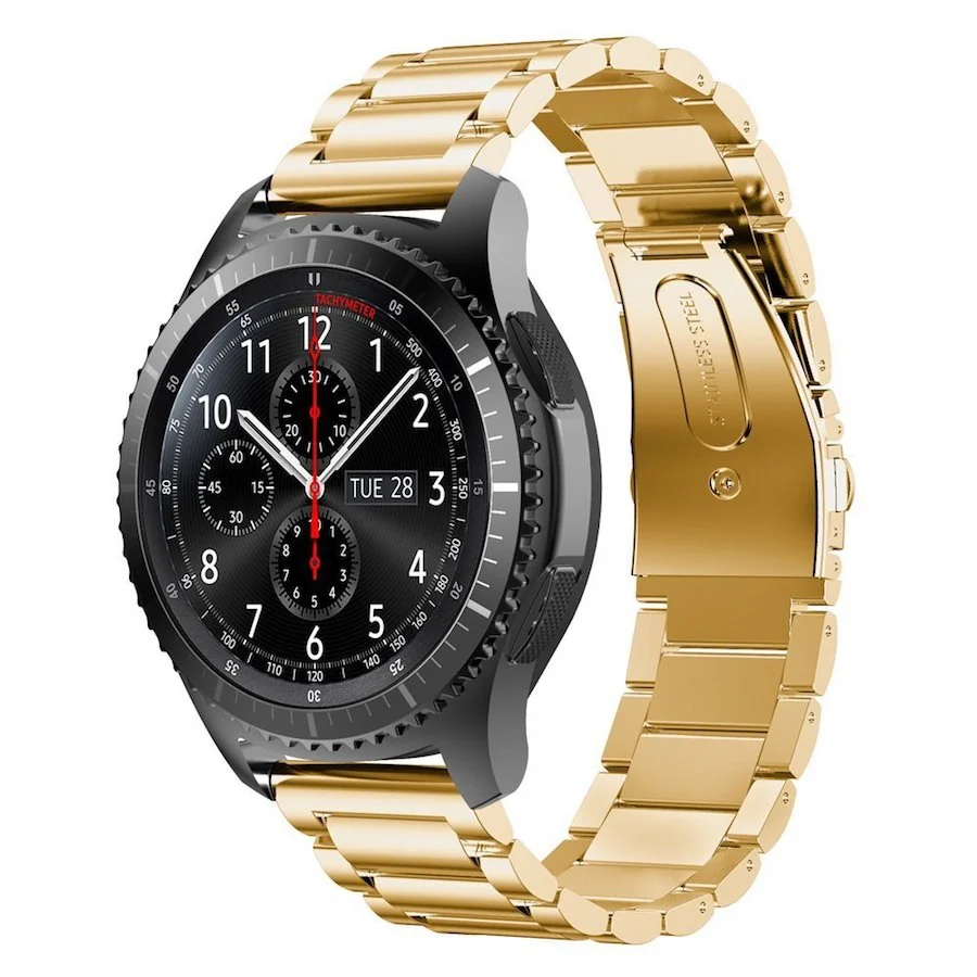 BStrap Stainless Steel remienok na Huawei Watch GT/GT2 46mm gold