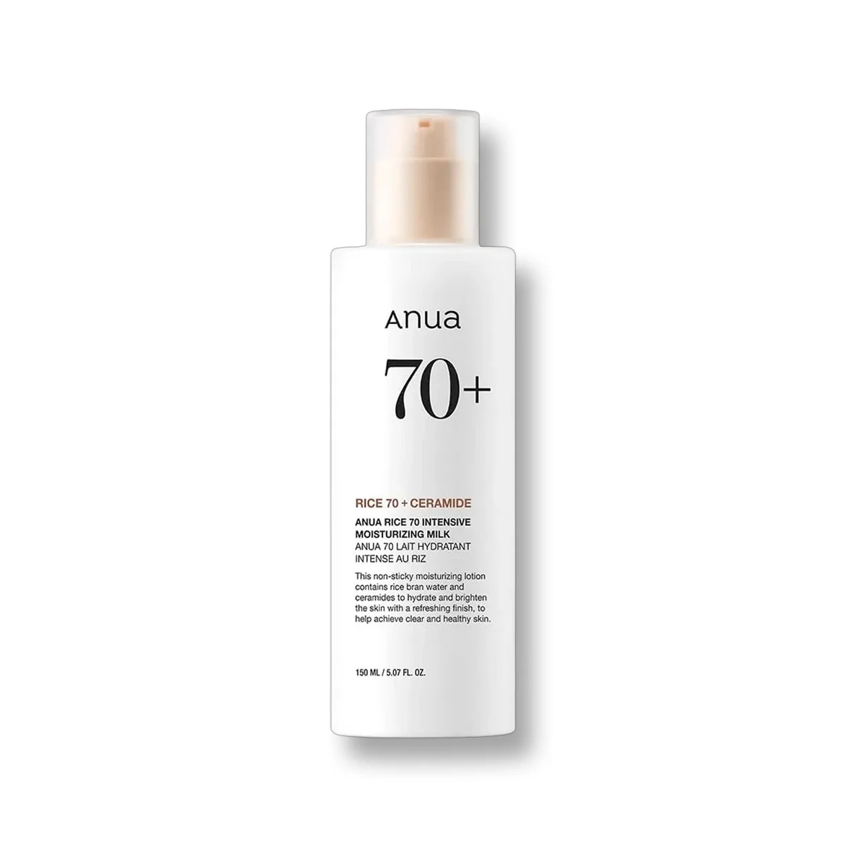 Anua Rice 70 Intensive Moisturizing Milk hydratačné mlieko 150 ml