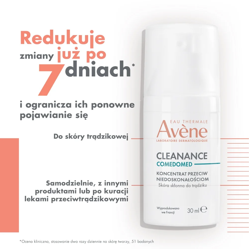 Avène Cleanance Comedomed Koncentrovaná starostlivosť pri nedokonalostiach pleti 30 ml
