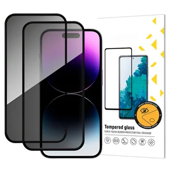 MG Full Glue Privacy 2x ochranné sklo na iPhone 17 Pro, čierne