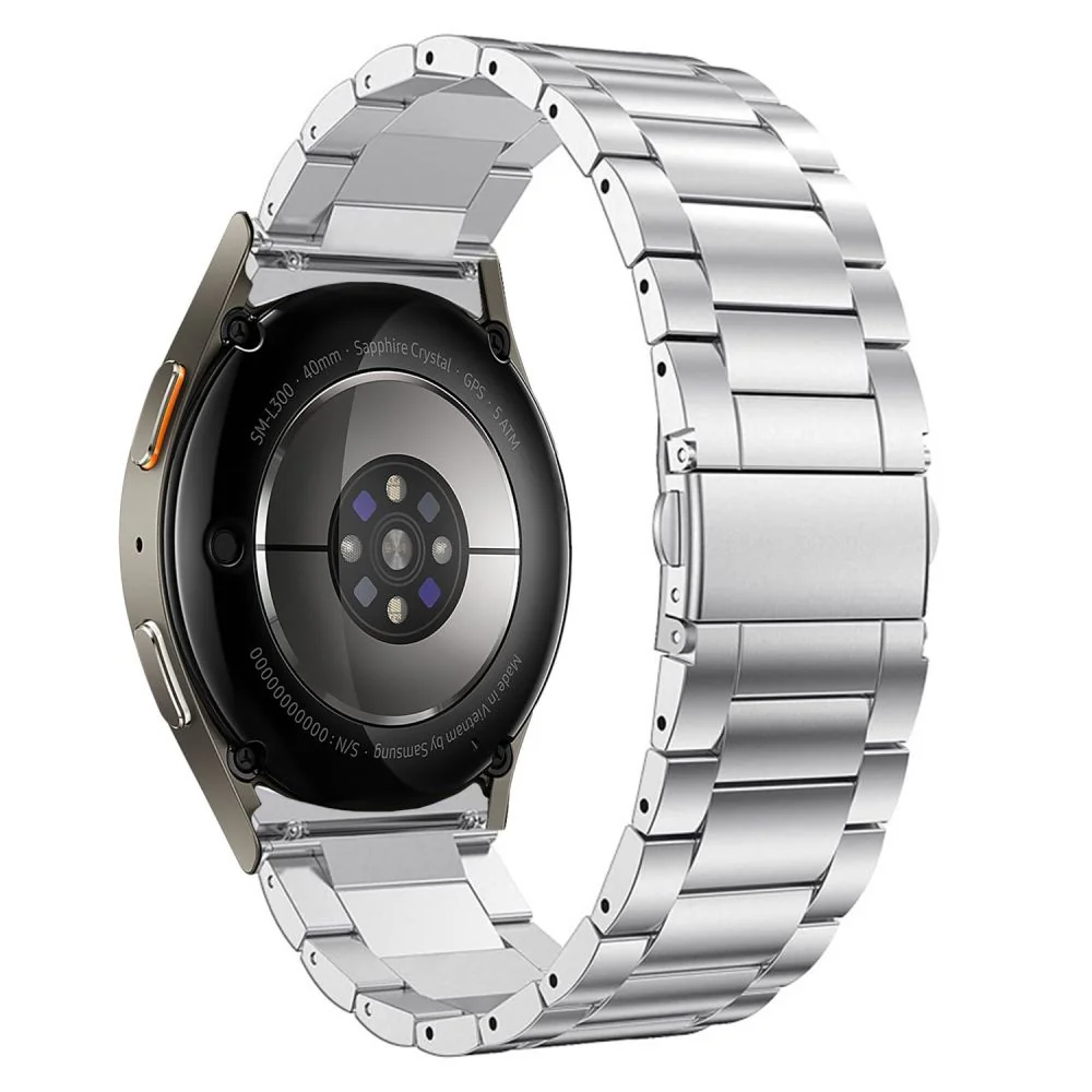 Tech-Protect Stainless remienok na Samsung Galaxy Watch 4 / 5 / 5 Pro / 6 / 7 / FE, silver
