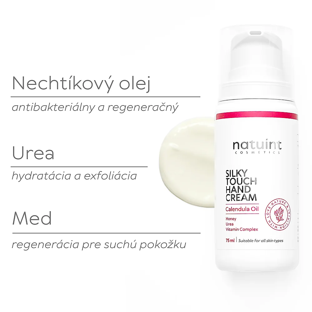 Natuint - Výživný krém na ruky Silky Touch Hand Cream