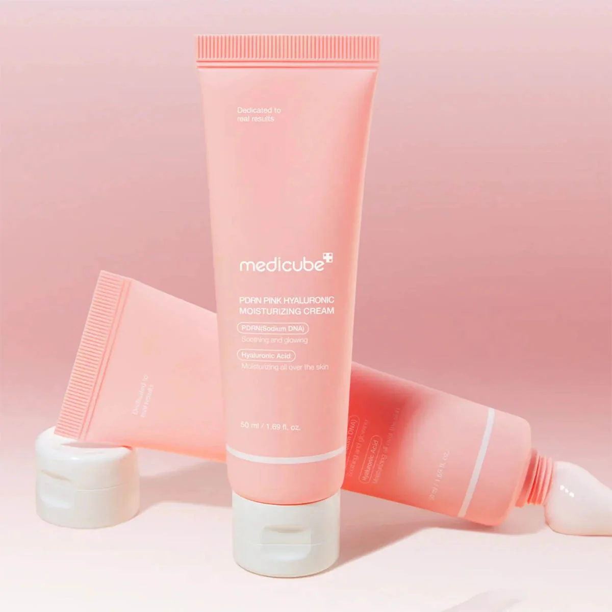 Medicube PDRN Pink Hyaluronic Moisturizing Cream hydratačný krém na tvár s PDRN 50 ml