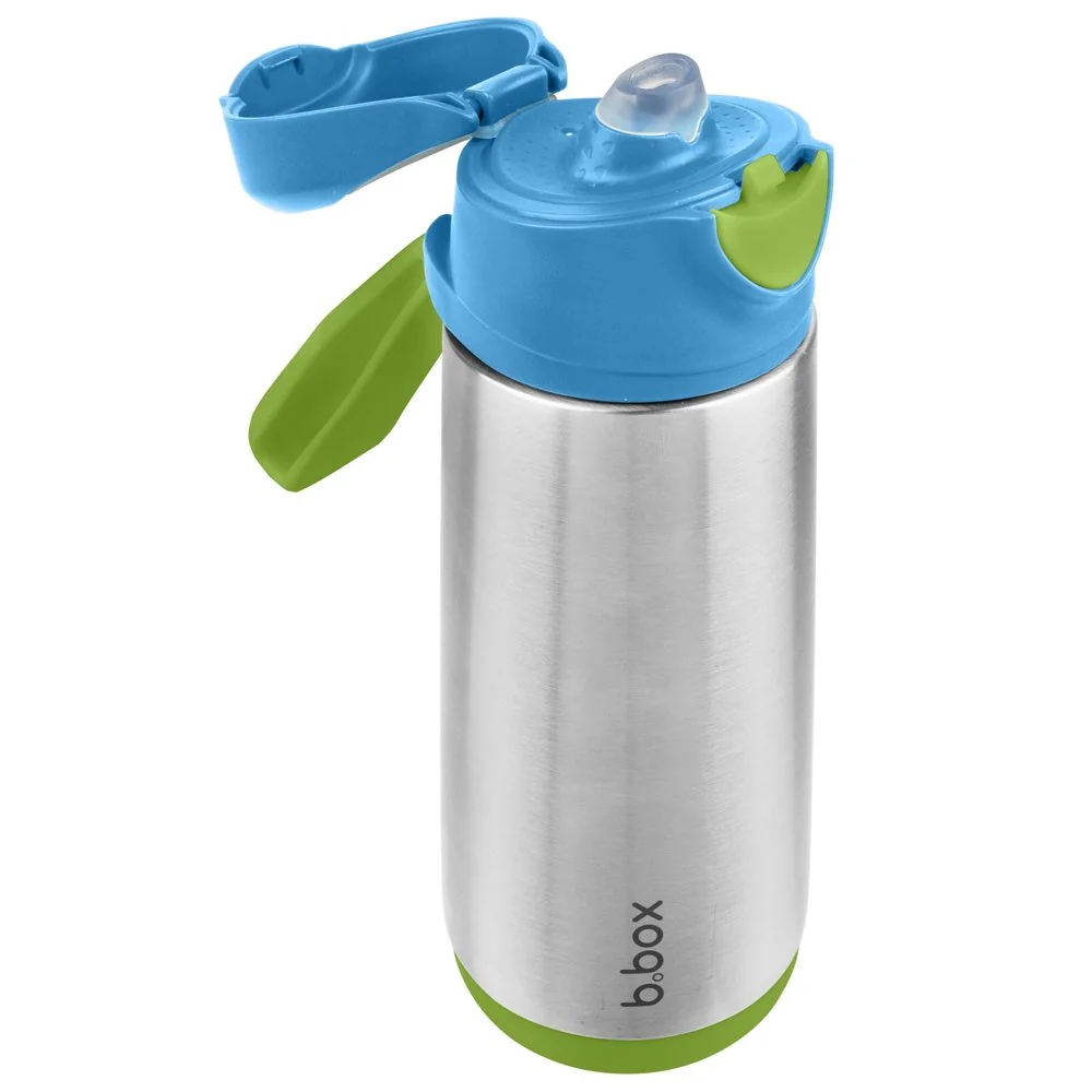 Športová termoska na pitie 500 ml modrá/zelená