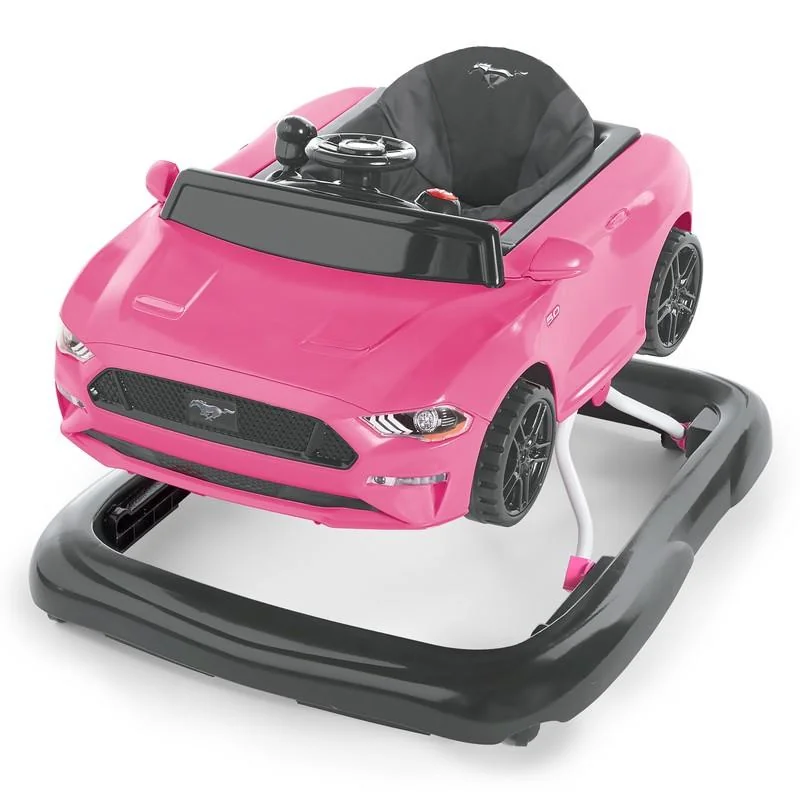 BRIGHT STARTS - Chodítko 3v1 Ford Mustang Pink 6m+, do 11kg