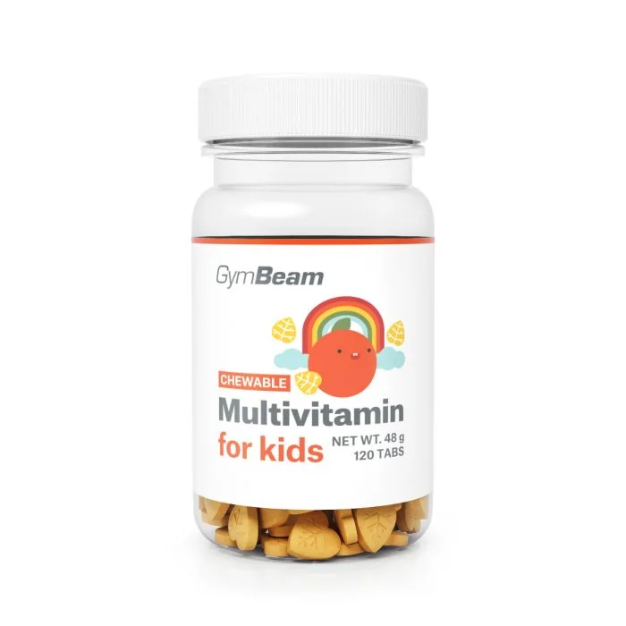 Gymbeam multivitamín pre deti 120tbl pomaranč 1×120 tbl, multivitamín