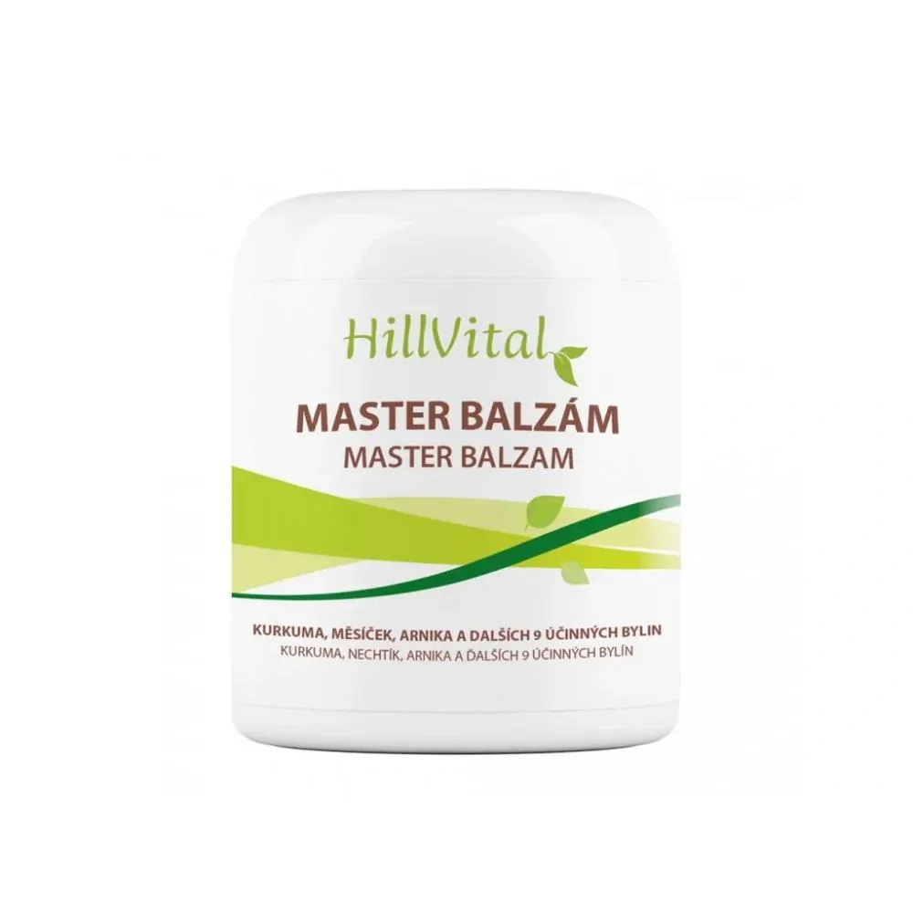 HillVital Master balzam 250ML -12 liečivých bylín pre úľavu od bolesti Objem: 250 ml
