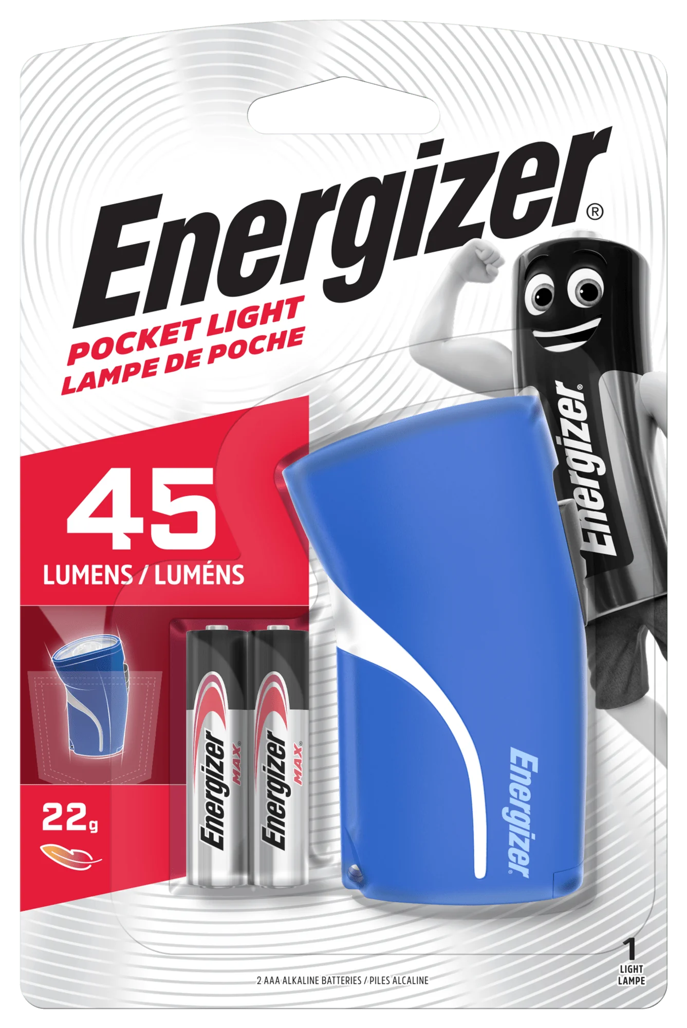Energizer ručné vreckové LED svietidlo Pocket Light 3 x AAA