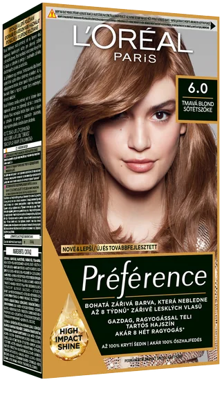 L'Oréal Paris Préférence 6.0 Rmavá blond 1×174 ml, farba na vlasy
