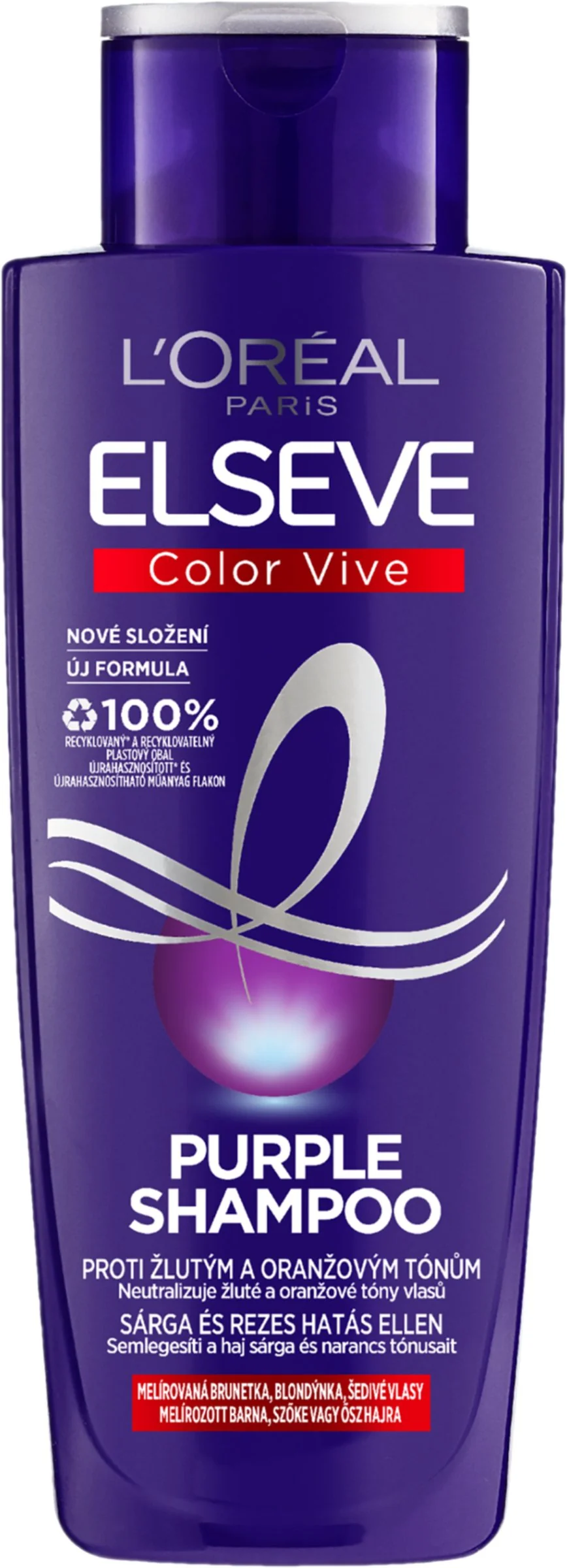 Elseve Purple Shampoo 1×200 ml, šampón