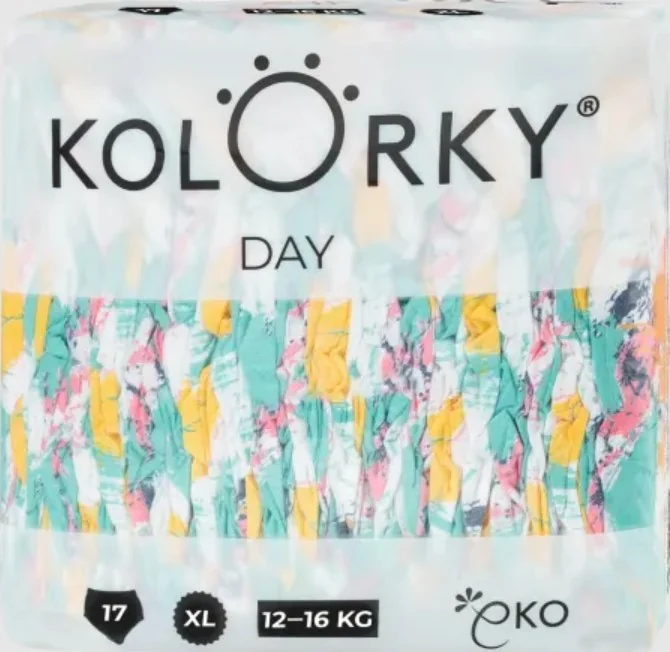 KOLORKY DAY - štetec - XL (12-16 kg) 1×17 ks, jednorázové ekoplienky