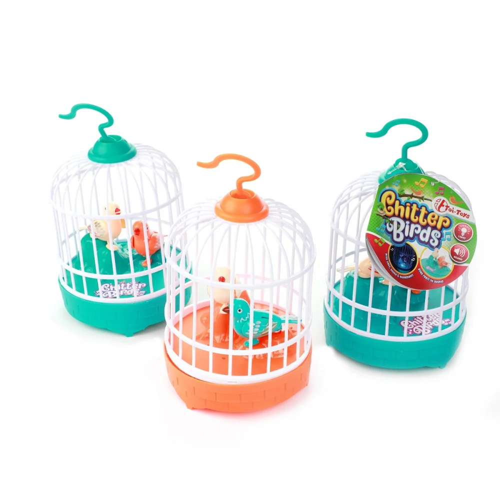 Klietka s pohyblivým vtáčikom na baterky-Toi Toys 