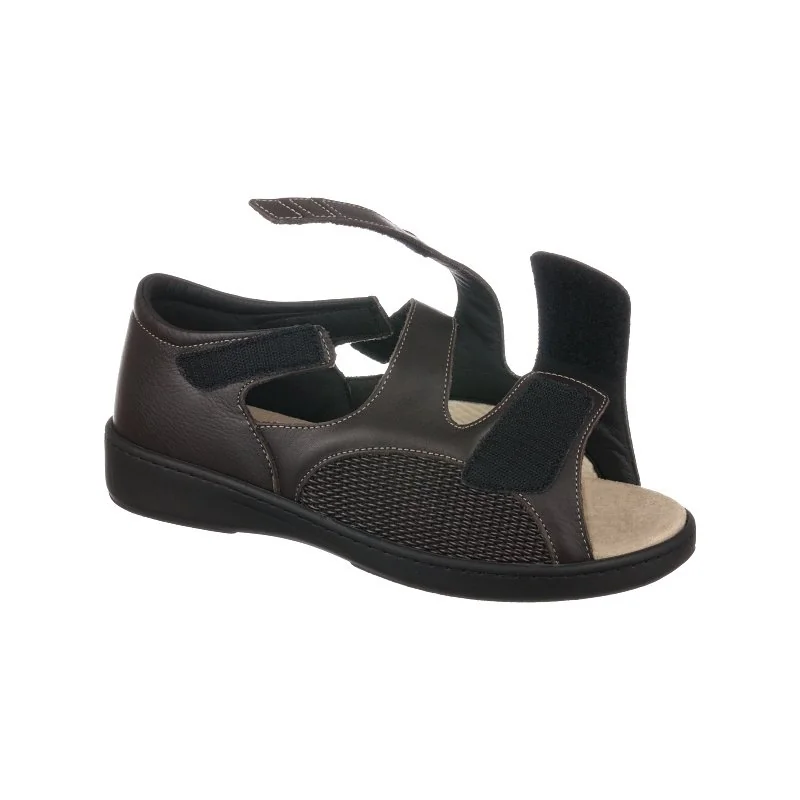 Zdravotné sandále AWELL unisex, hnedá, veľkosť: 44