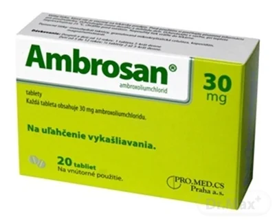 AMBROSAN 30 mg 1×20 tbl, podporuje vykašliavanie