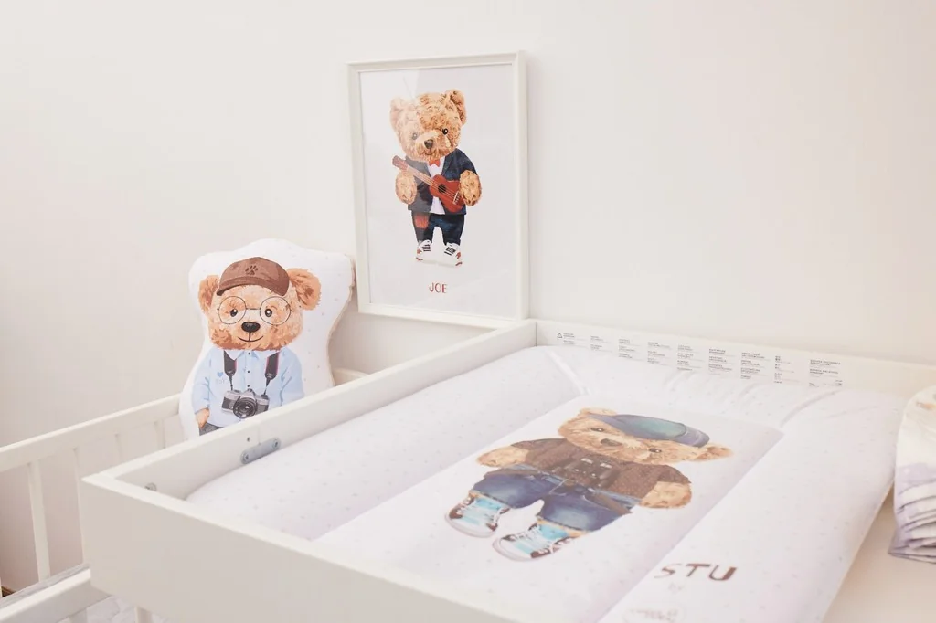 CEBA Podložka prebaľovacia mäkká (50x70) Fluffy Puffy Lea 1×1 ks