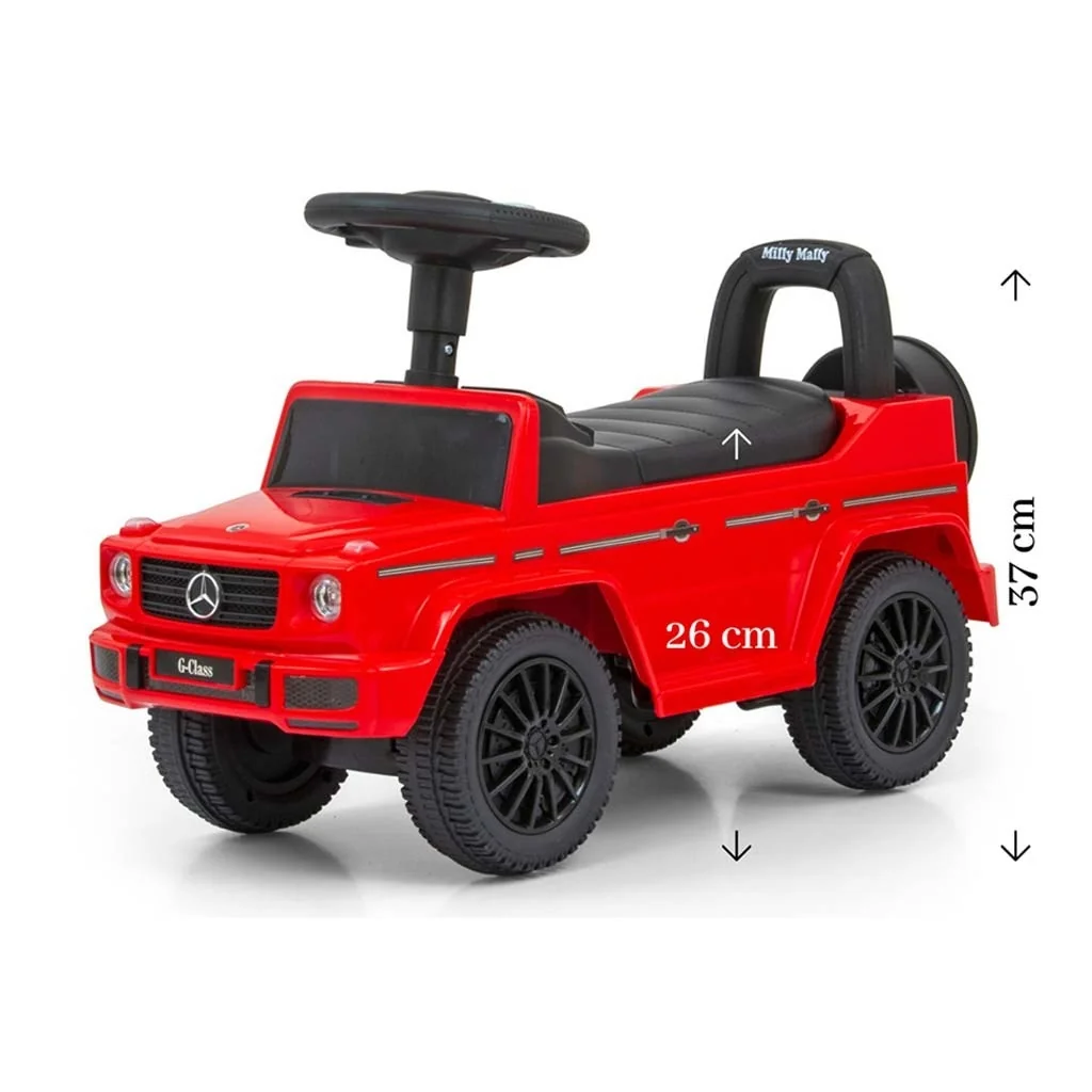 Detské odrážadlo MERCEDES G350d Milly Mally červené , 20C45844