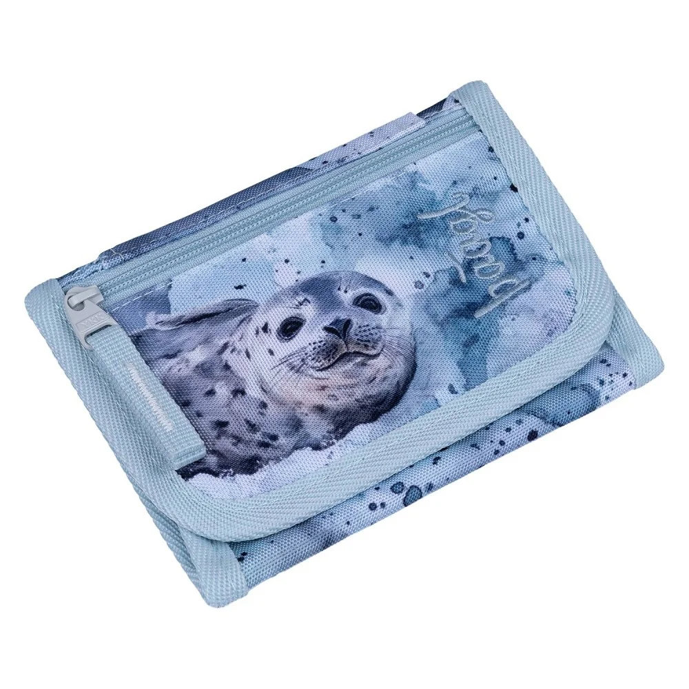 Peňaženka na krk Polar GRS recyklovaná, čierna